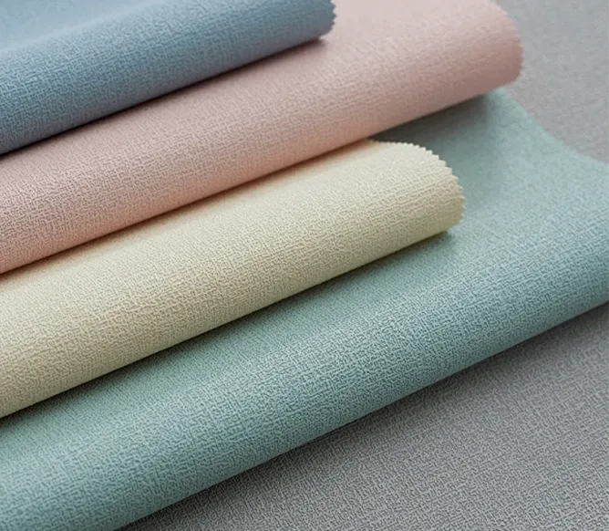 Soft multi-color textured curtain fabric rolls, home textile decorative fabric for window treatment