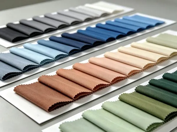 Velvet curtain fabric color swatch book, multi-color curtain material samples for home textiles