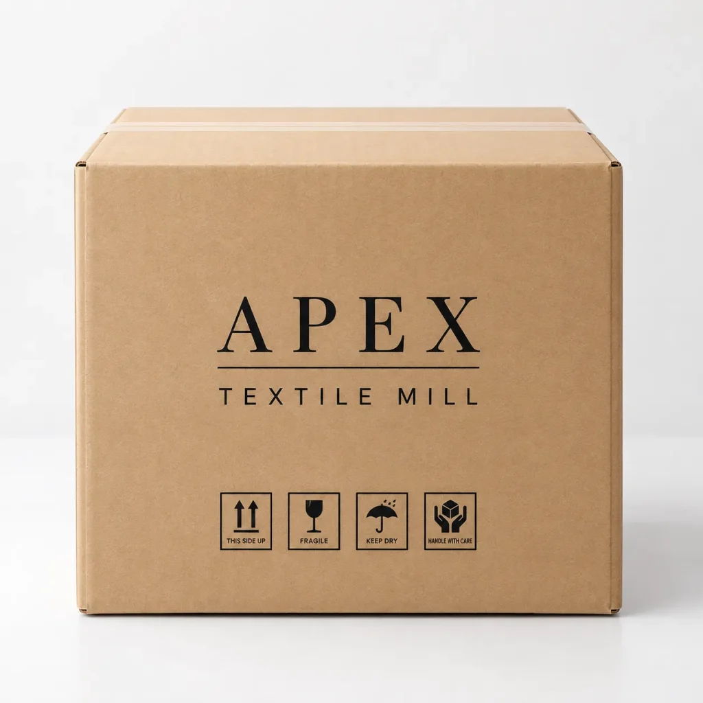 Faux rabbit fur blanket shipping carton, wholesale textile packaging