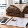 Flannel sherpa blanket, approved fabric sample swatches, bulk production planning for home textile manufacturer